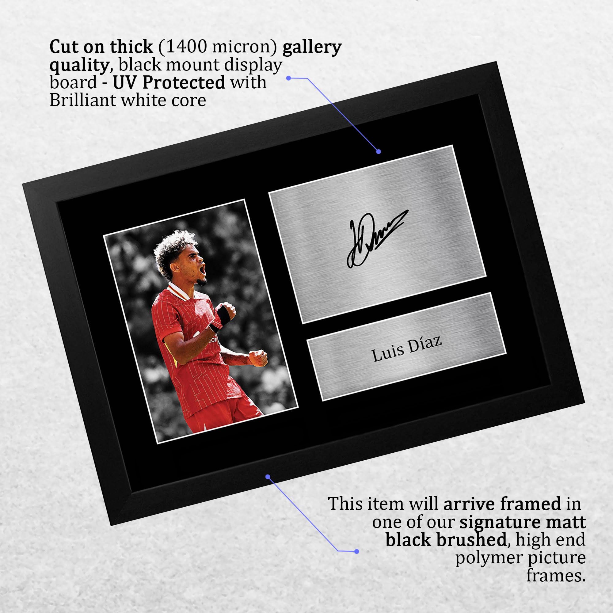 Amazon.co.jp : HWC Trading FR A4 ルイス・ディアス リバプール